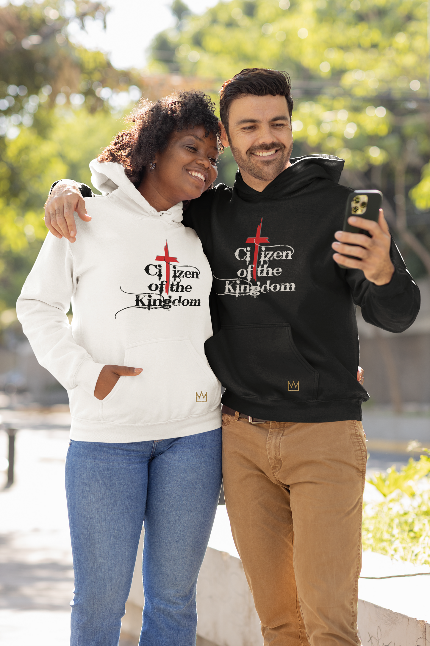 Citizen of the Kingdom Grey hoodie