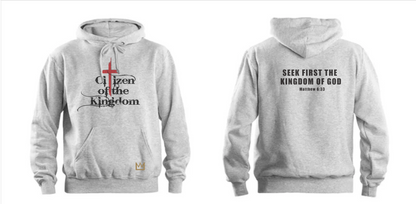 Citizen of the Kingdom Grey hoodie